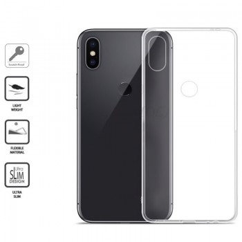 Permatomas silikoninis dėkliukas 0.6 mm. (Xiaomi MI A2 LITE/REDMI 6 PRO)